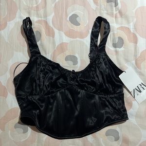 Silky Zara crop top